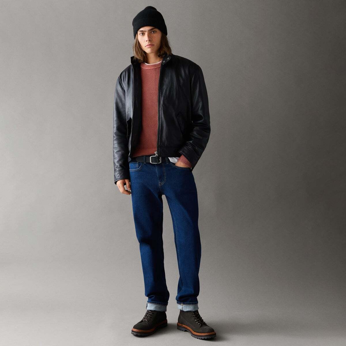Cash - Jean Coupe Regular, Taille Normale noire enzyme, PEPE JEANS