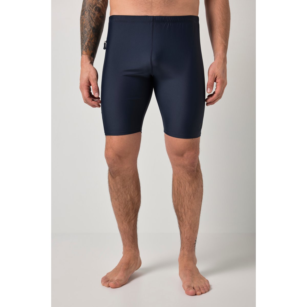 Short de bain coupe moulante bleu marine, JP1880