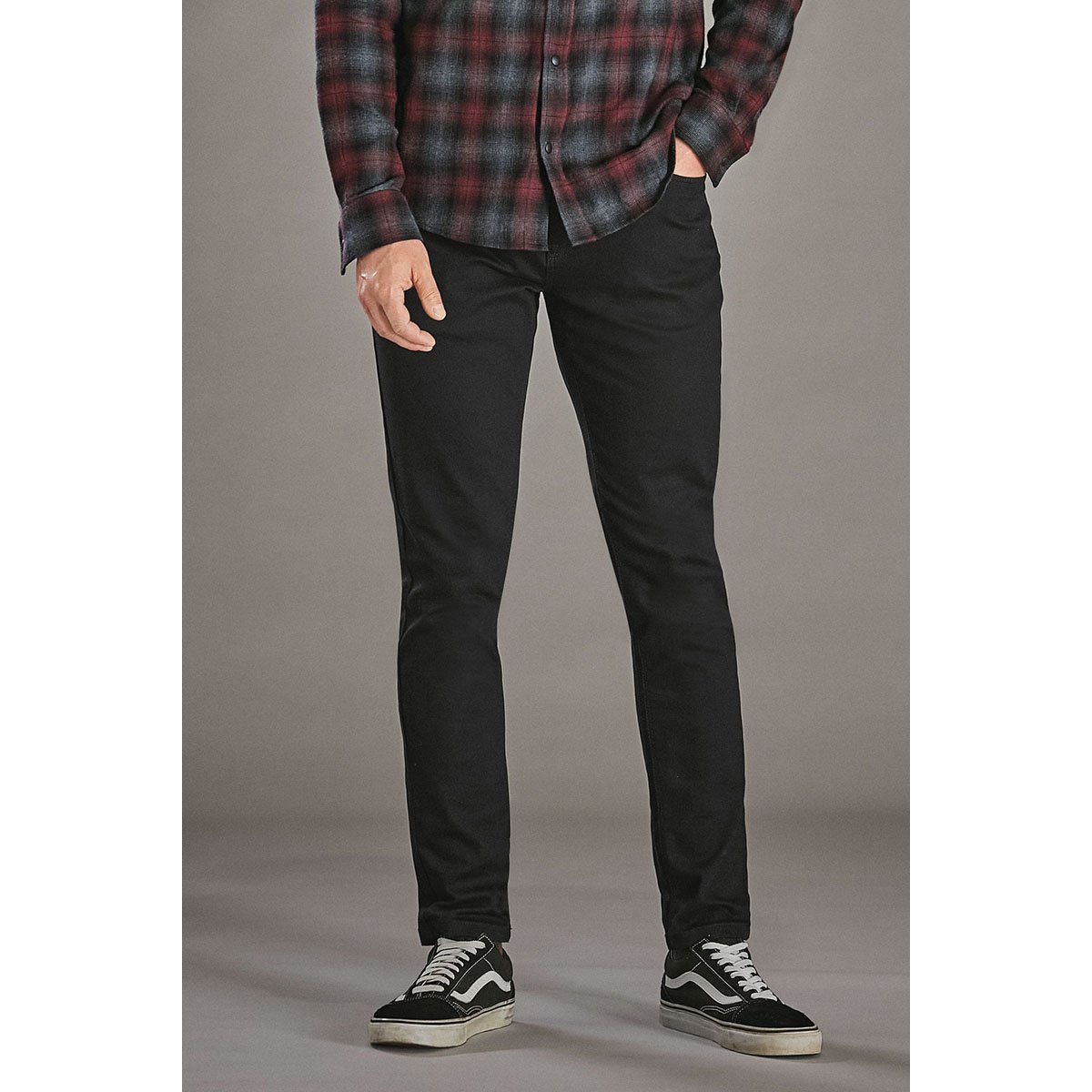 Jean Stretch Coupe Skinny noir, NEXT