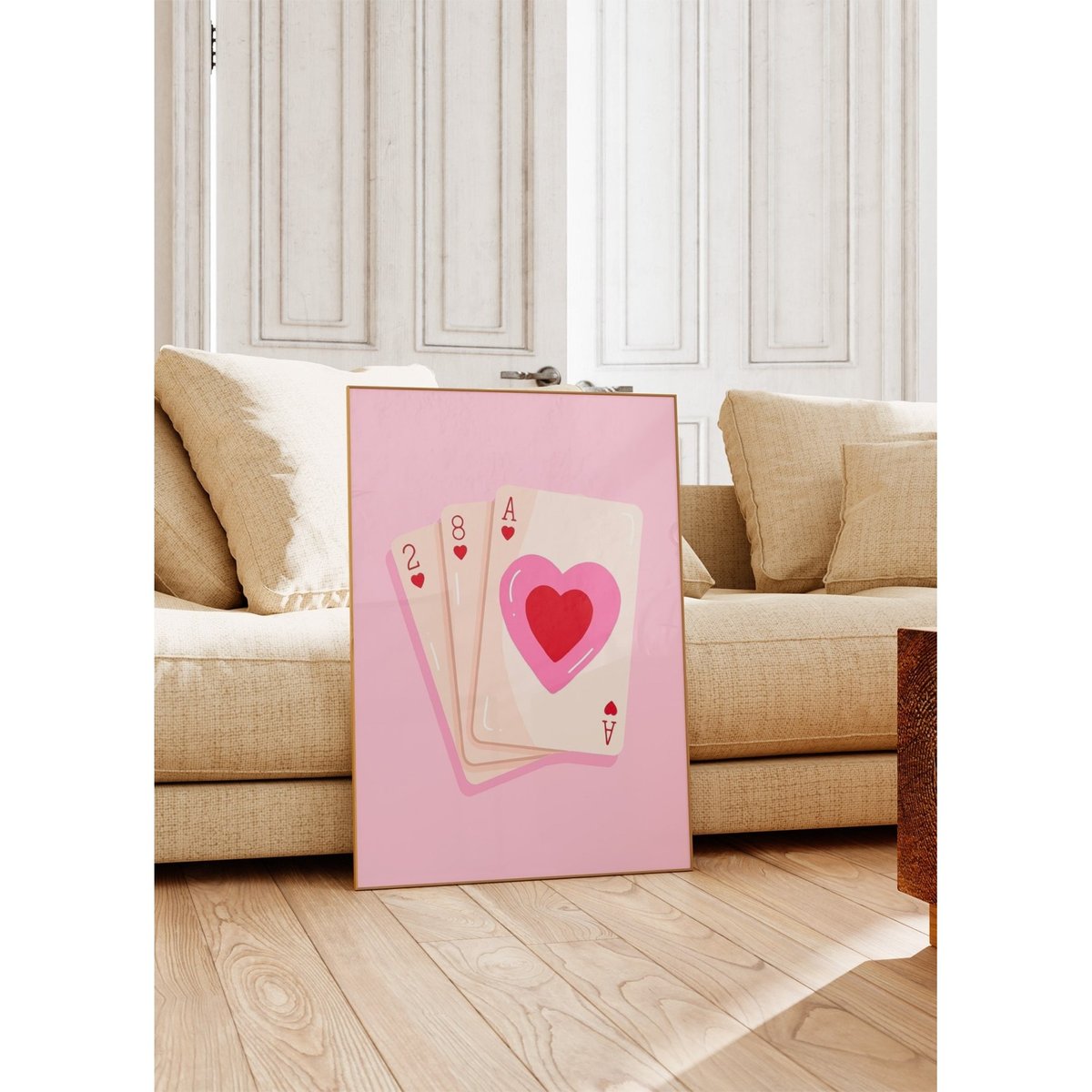 Affiche Cartes Pop Art blanc, L'AFFICHERIE