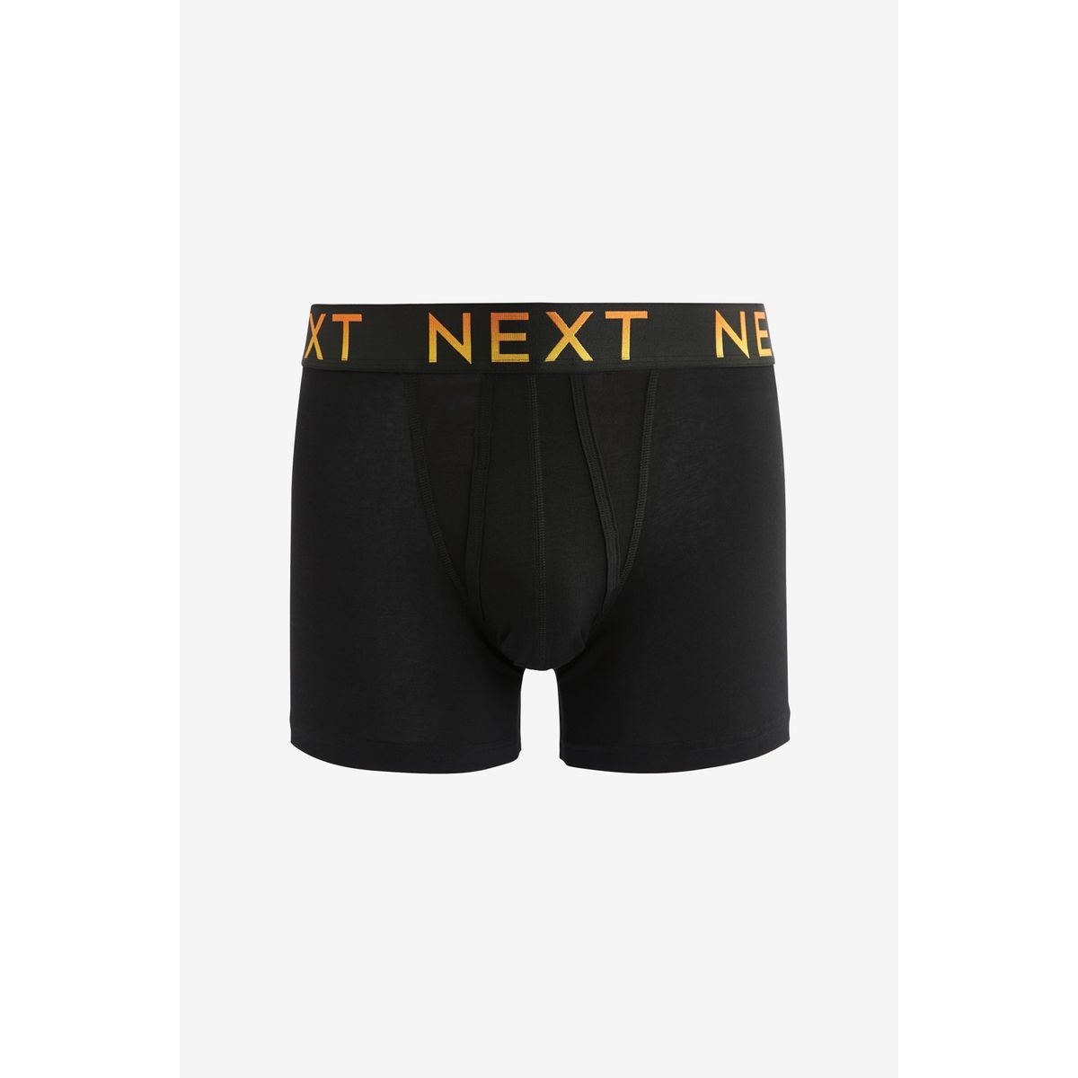 Boxers ouverture sur le devant, lot de 10 ceintures noires à texte ombré brillant, NEXT