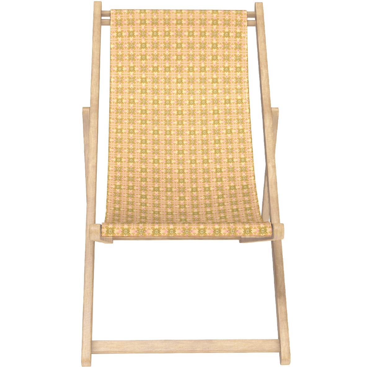 Toile de Transat / Chilienne NOUR jaune, VENT DE BOHÈME