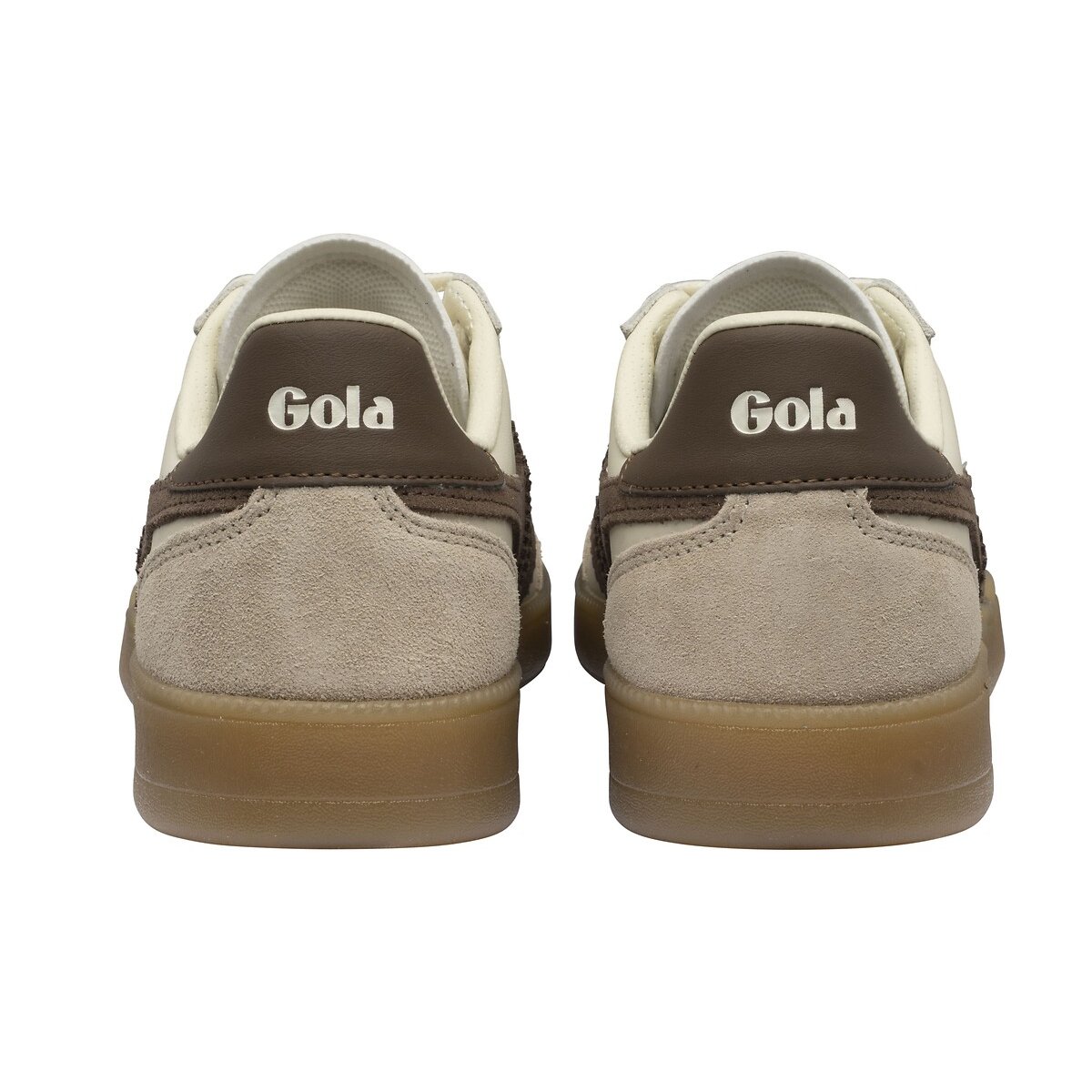 Baskets en cuir, VIPER LEATHER blanc/marron, GOLA
