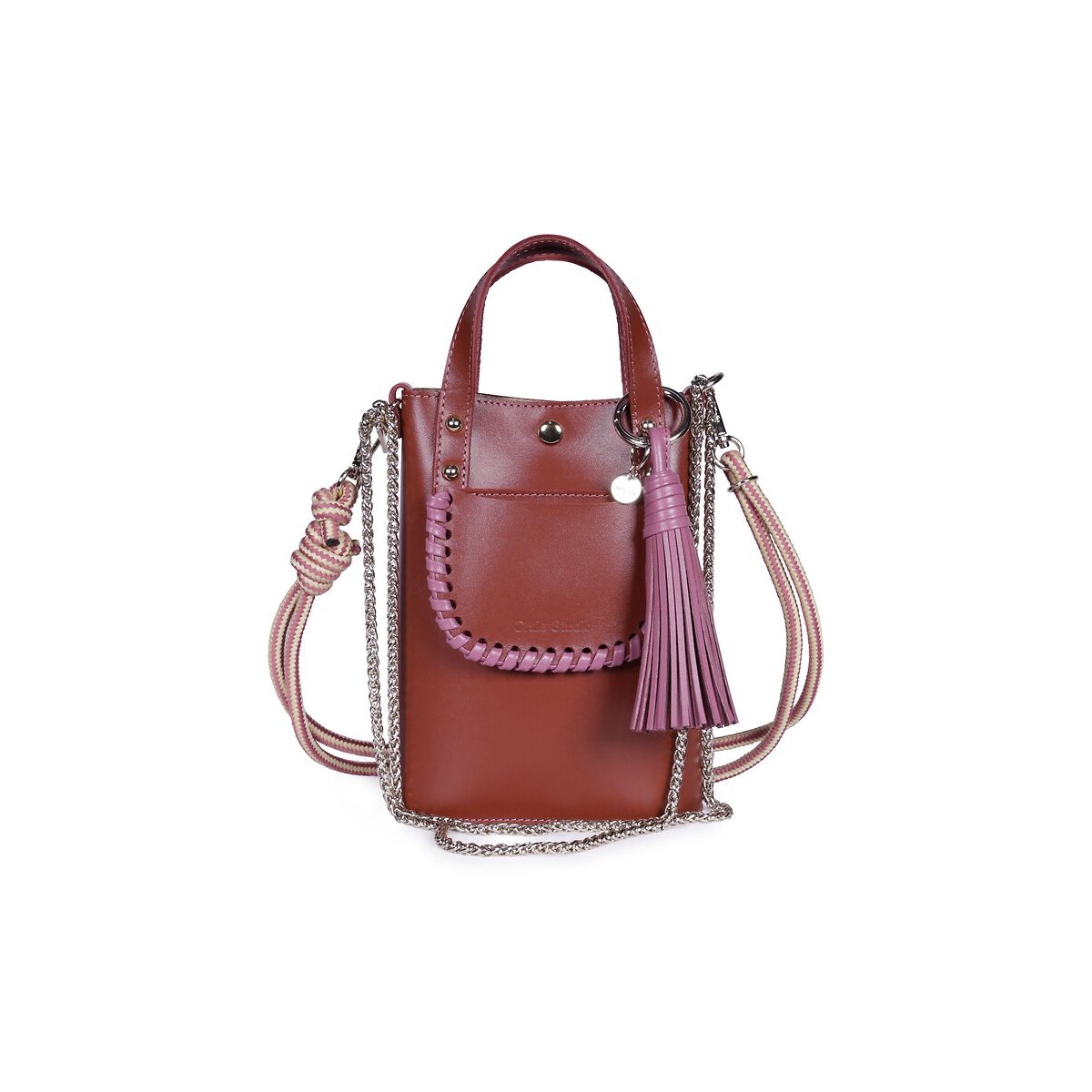 Sac cabas en cuir, AME terracotta, CRAIE STUDIO