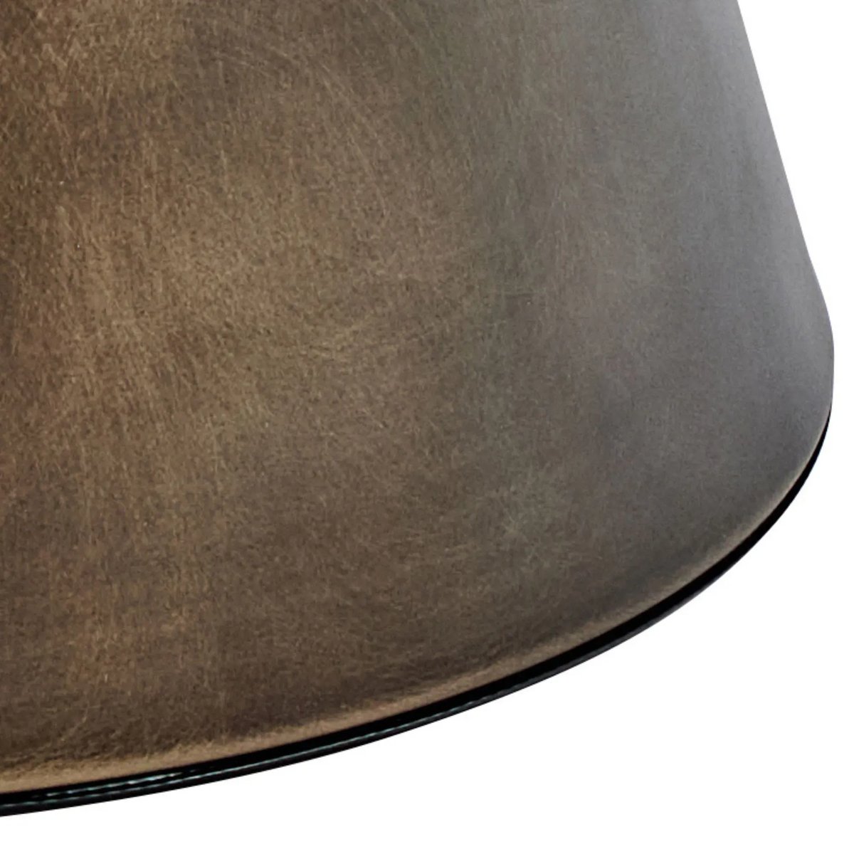 Bout de canapé rond en métal et verre fumé D45 - SHADE marron, HELLIN, DEPUIS 1862