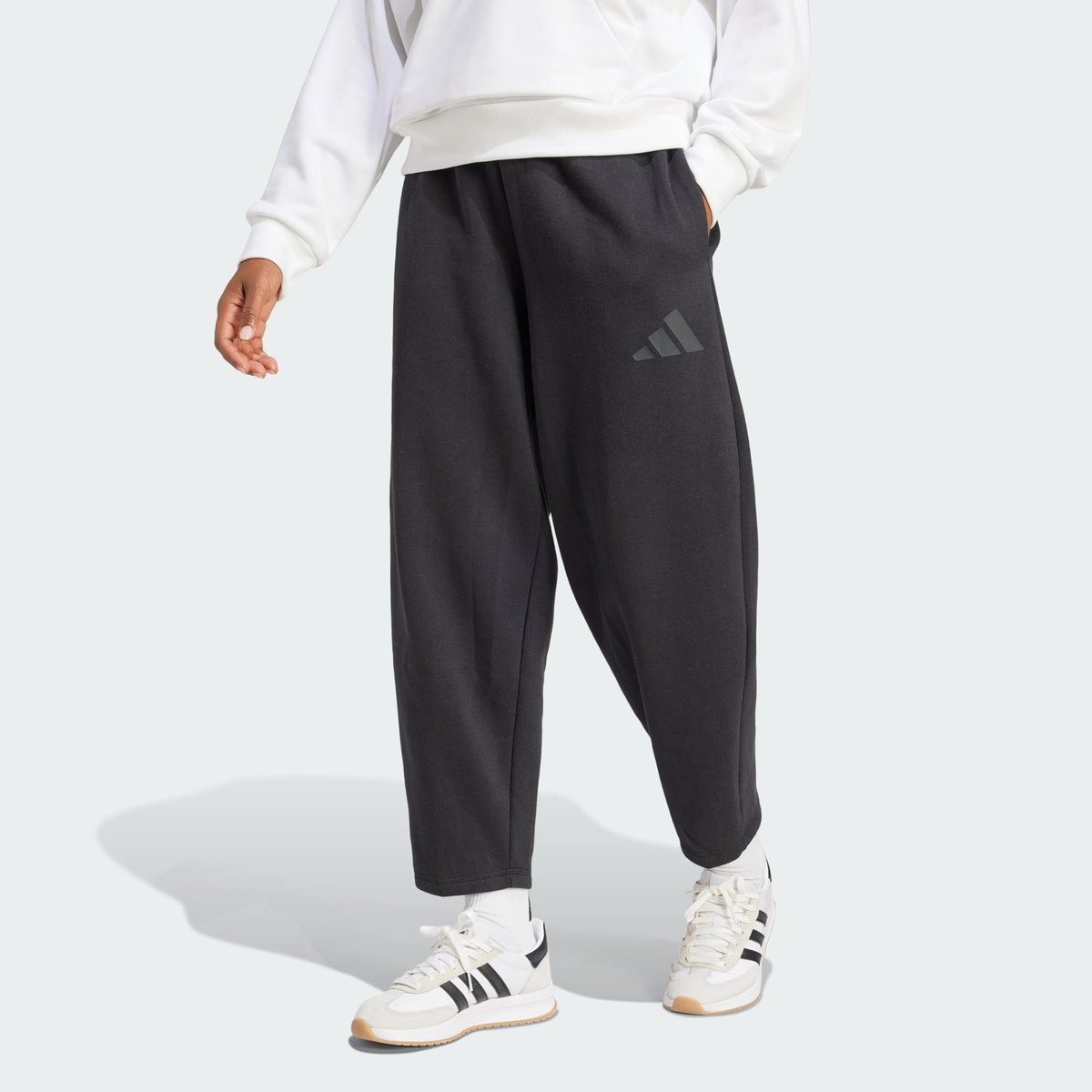 Pantalon Molleton Essentials Contemporary Logo Barrel black, ADIDAS SPORTSWEAR