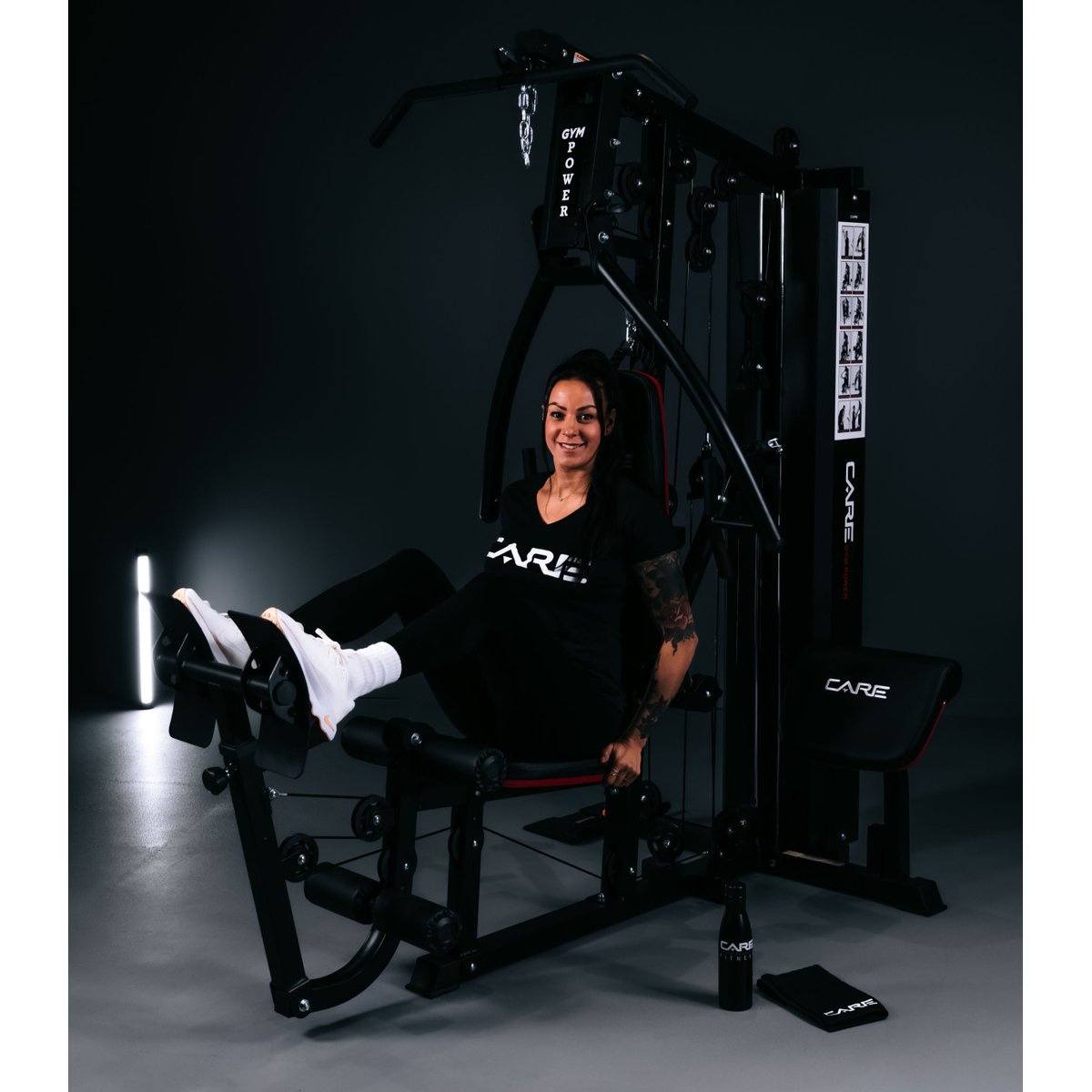 Presse de musculation - Gym Power - 257 noir, CARE FITNESS