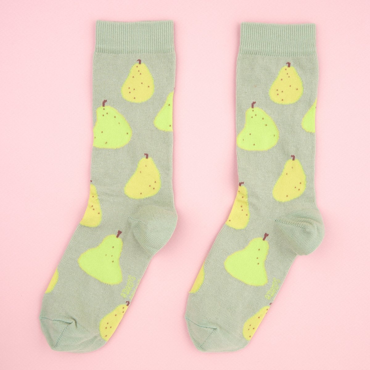 Chaussettes POIRE vert, COUCOU SUZETTE