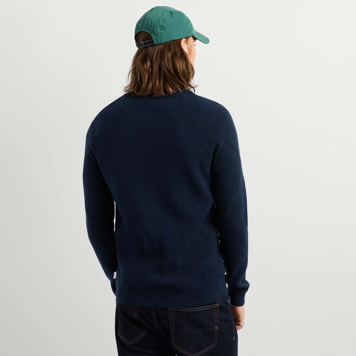 Pull Col Rond En Maille bleu dulwich, PEPE JEANS