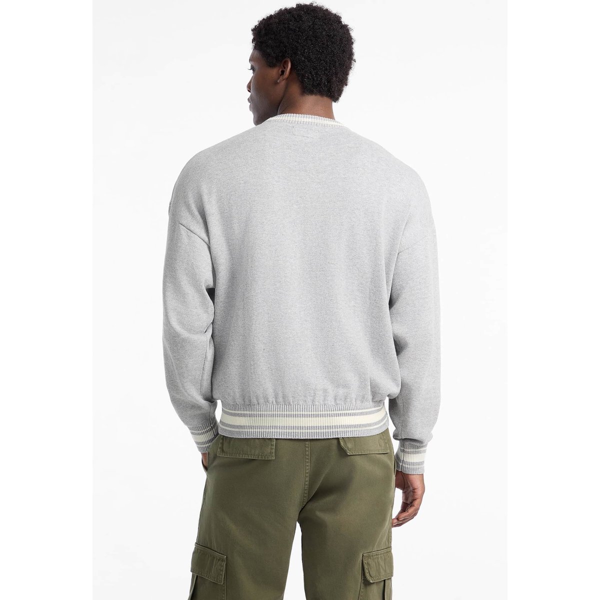 Pull Logo Oversize gris, GUESS JEANS