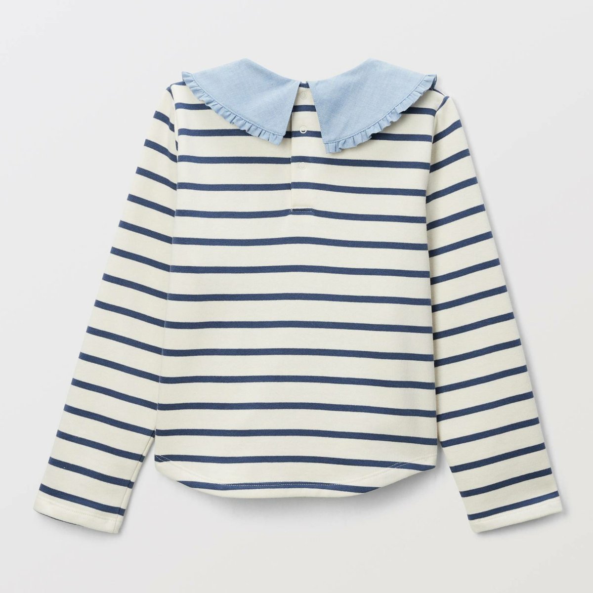 Sweat rayé en coton naturel, MONOPRIX