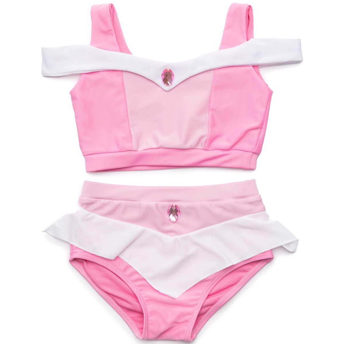 Maillot de bain 2 pièces princesse rose, GREAT PRETENDERS