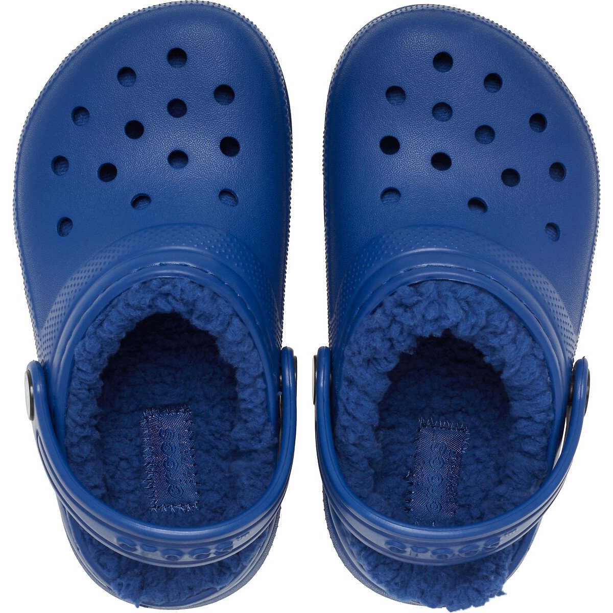 Gevoerde klompen CLASSIC LINED T blauw, CROCS