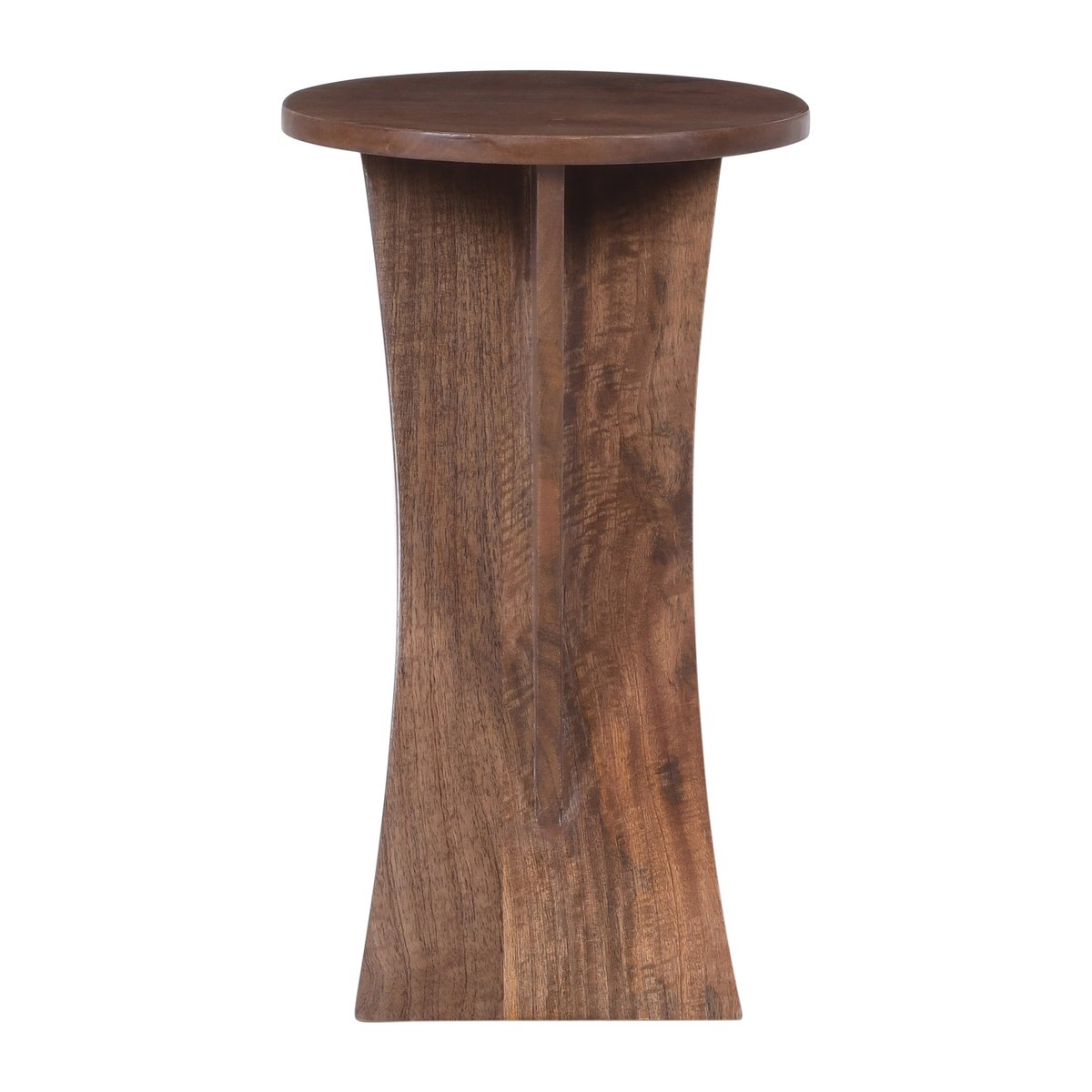 Table d'appoint, bois de manguier foncé, PATNA noyer, NORDLYS