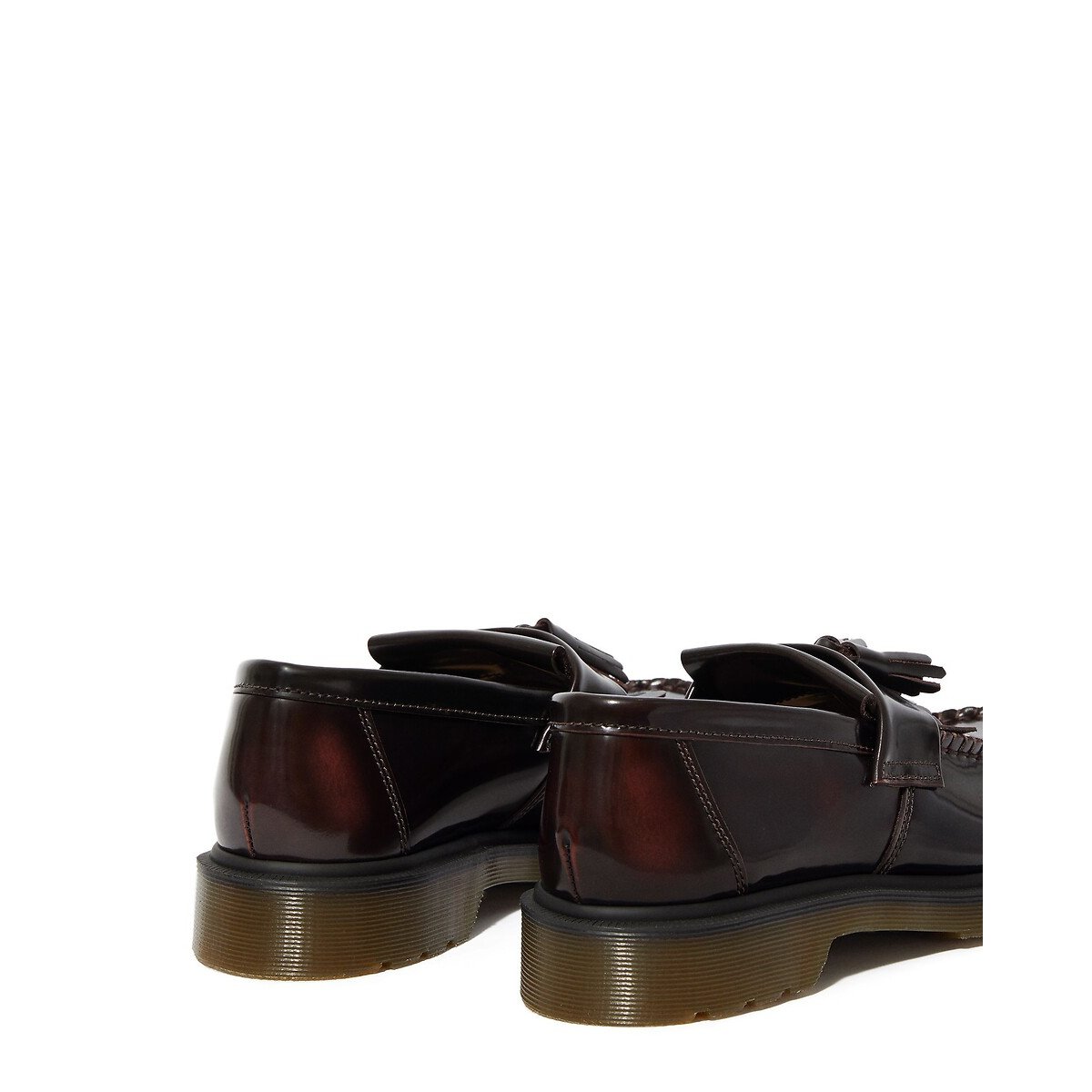Mocassins Adrian en cuir Arcadia rouge foncé, DR. MARTENS