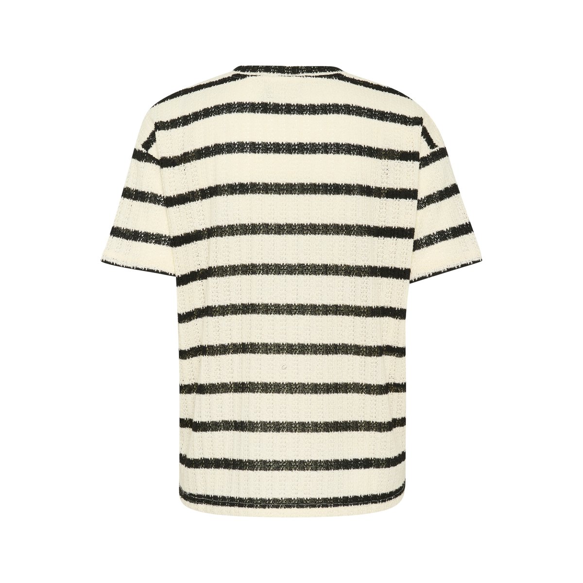 T-shirt blanc turtledove/noir stripe, KAFFE