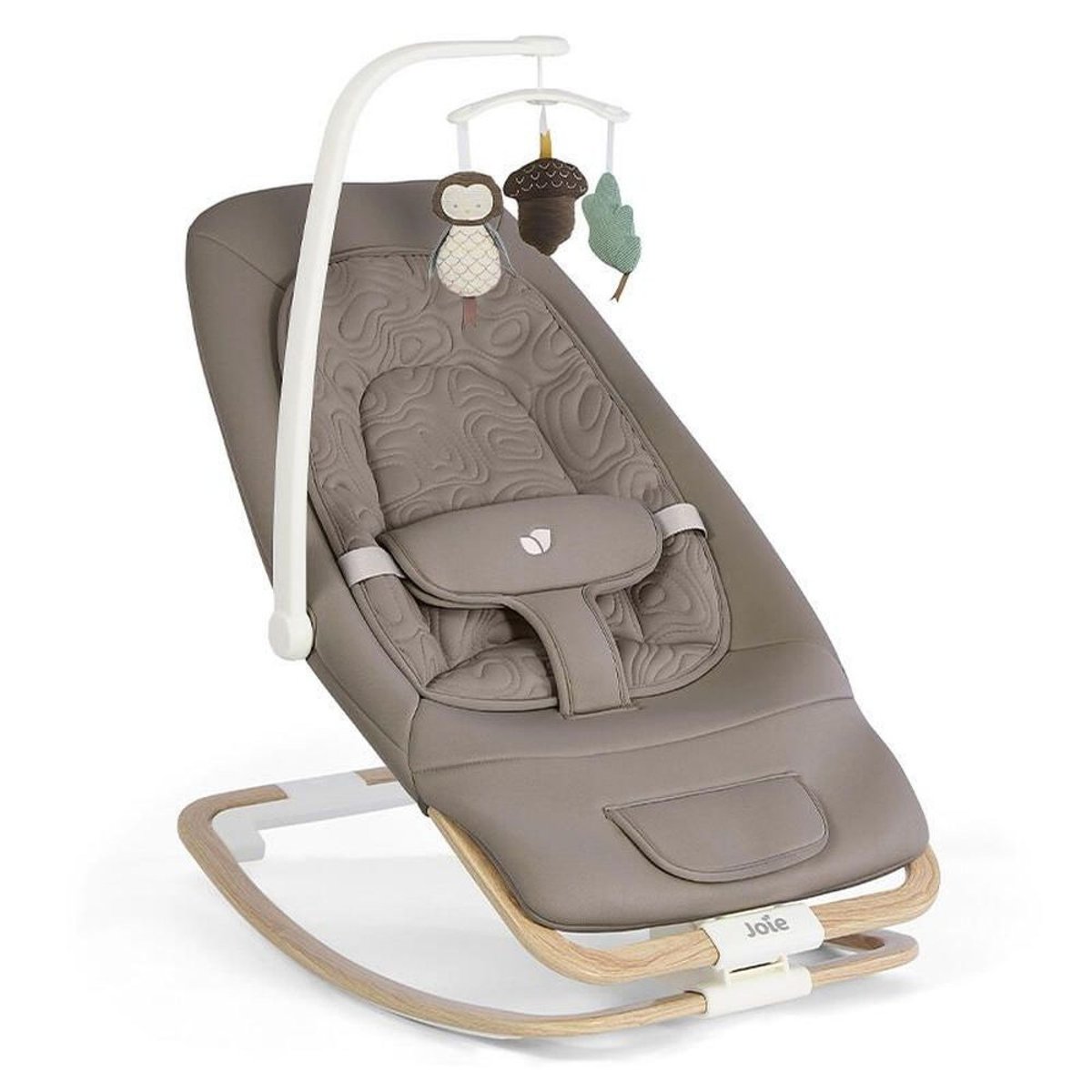 Transat balancelle 2 en 1 avec arche de jeux Dreamer Strata acorn, JOIE