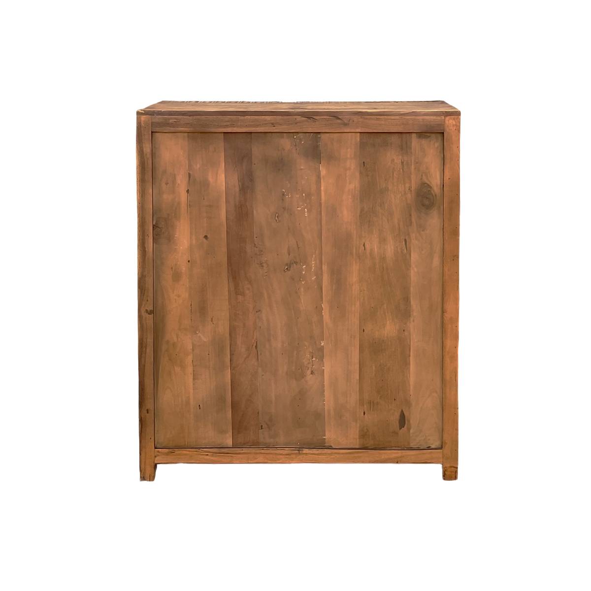 Petite armoire en bois recyclé INDRA bois foncé, MADE IN MEUBLES