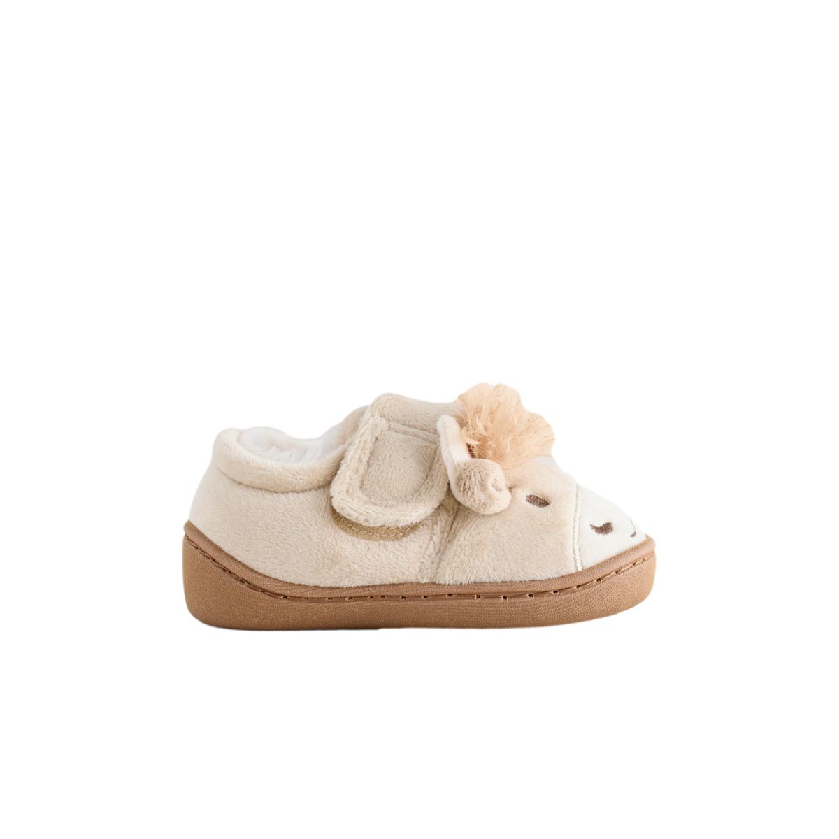 Chaussons à semelle cuvette et motif hamish naturel, NEXT