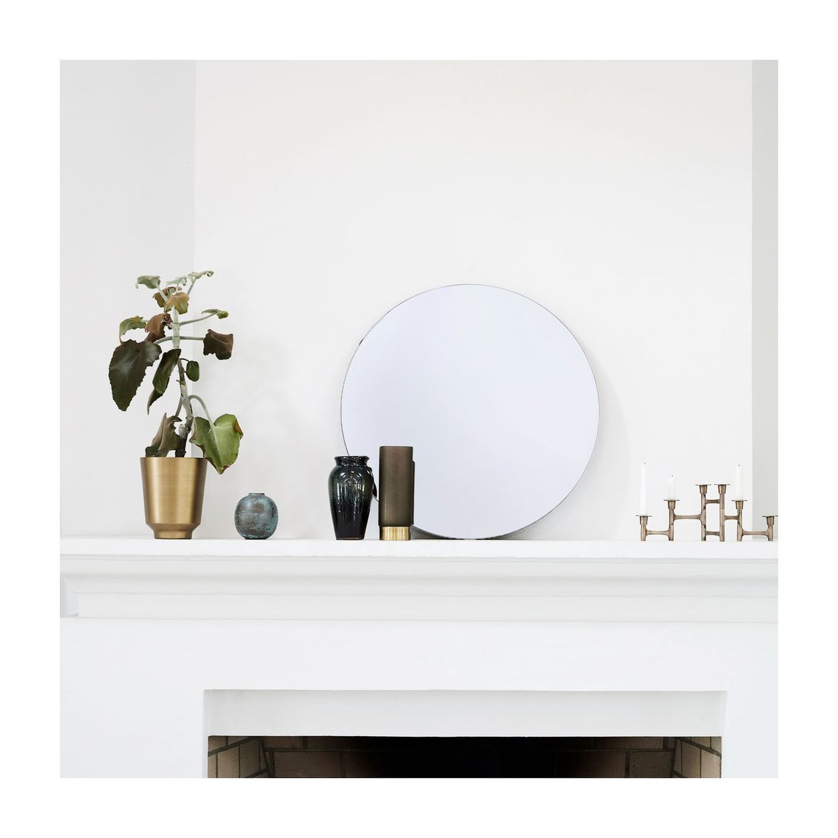 Miroir Rond Walls Clear Diam 110 cm transparent, HOUSE DOCTOR