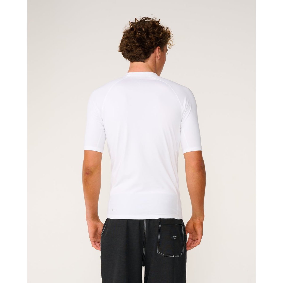T-shirt anti-UV à manches courtes ICONS UPF Brushed blanc, RIP CURL