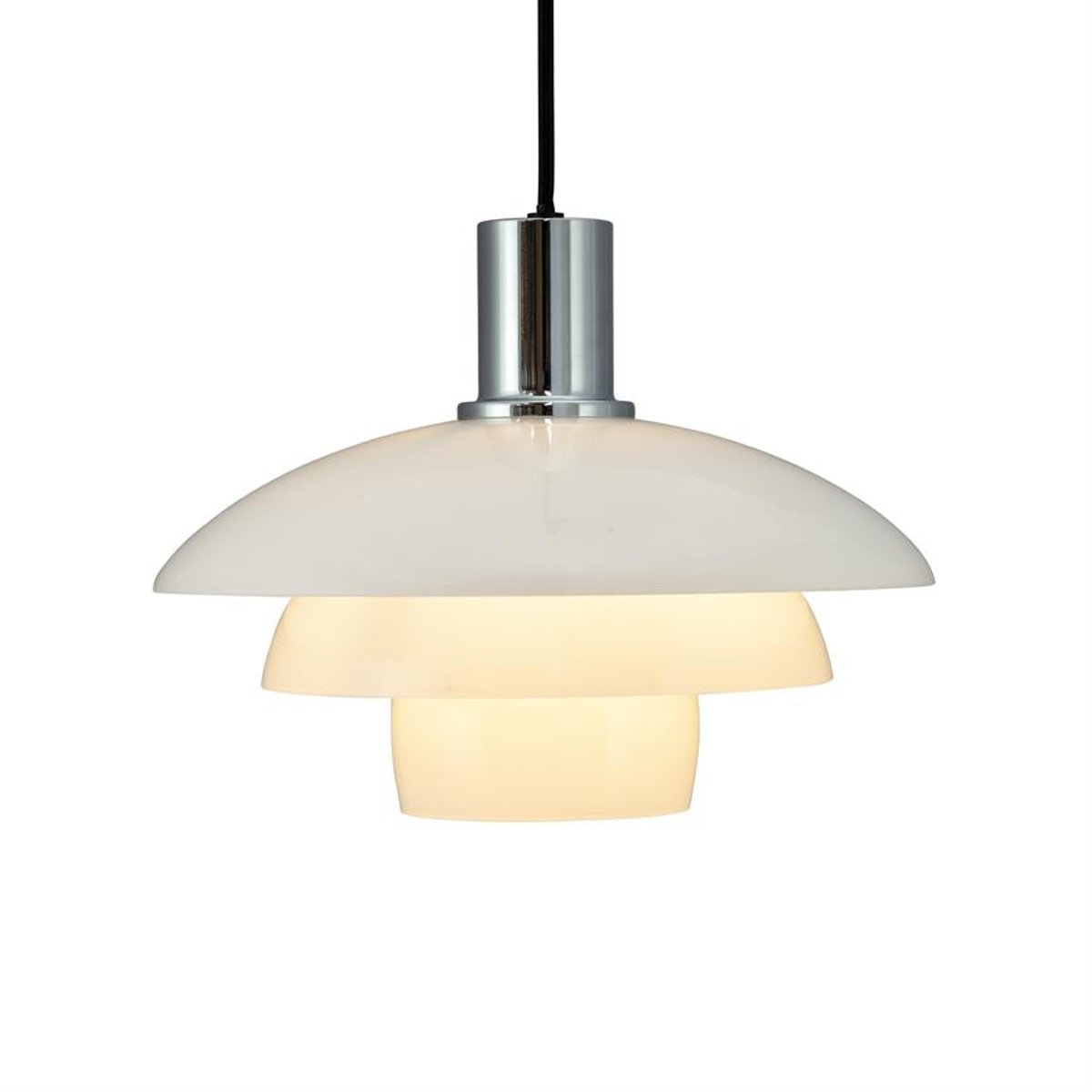 Suspension verre opale D28 MORPH blanc, DYBERG LARSEN