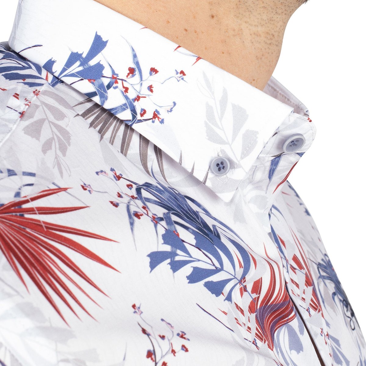 Chemise adventure manches courtes blanc, SHILTON