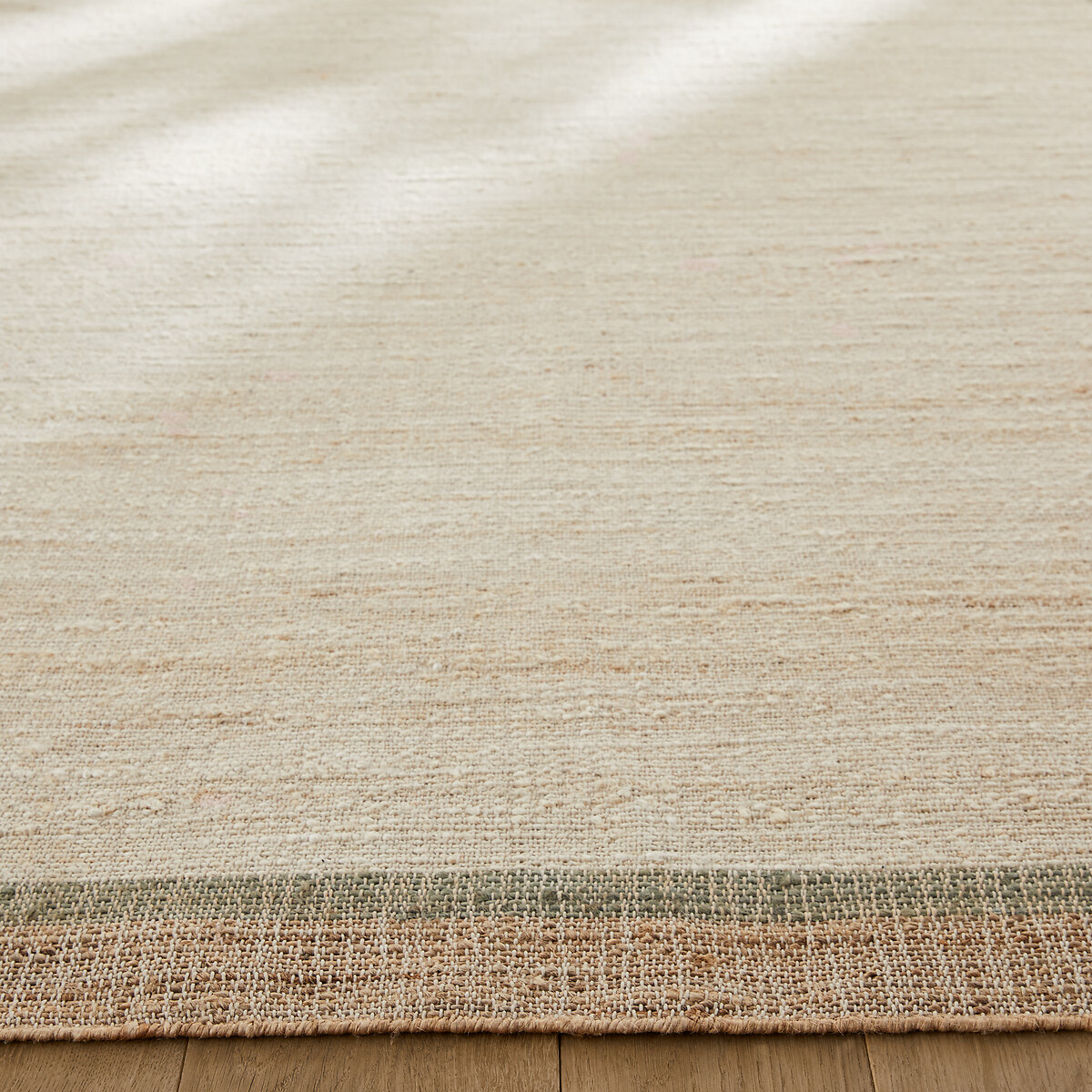 Tapis jute, tissé main, Ishika ecru, AM.PM
