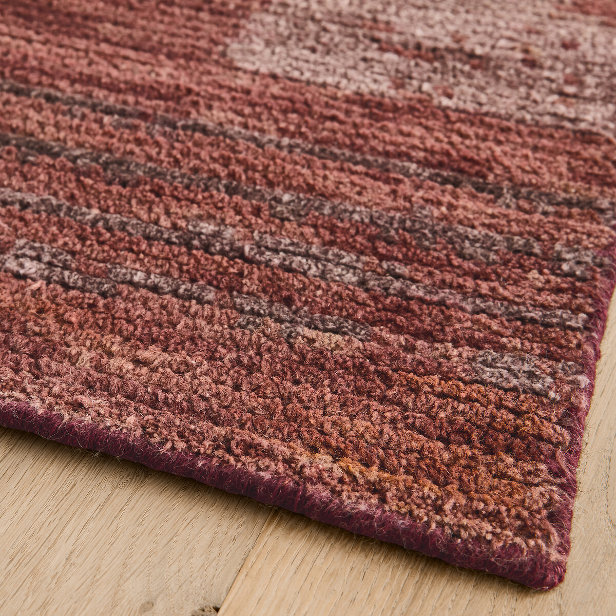 Tapis noué à la main, en laine majoritaire, ADRIANO terre cuite, AM.PM