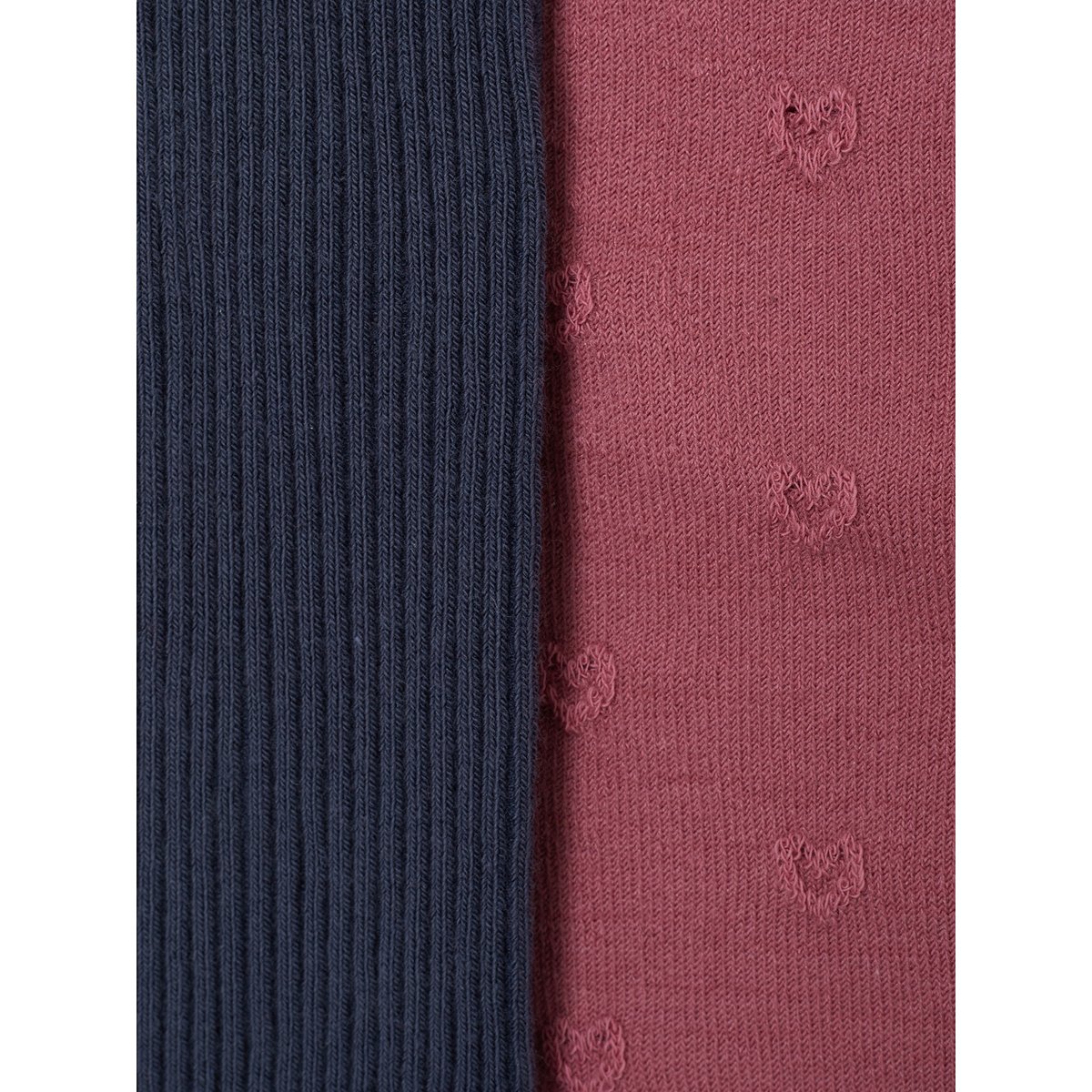 Lot de 2 collants mauve, VERTBAUDET
