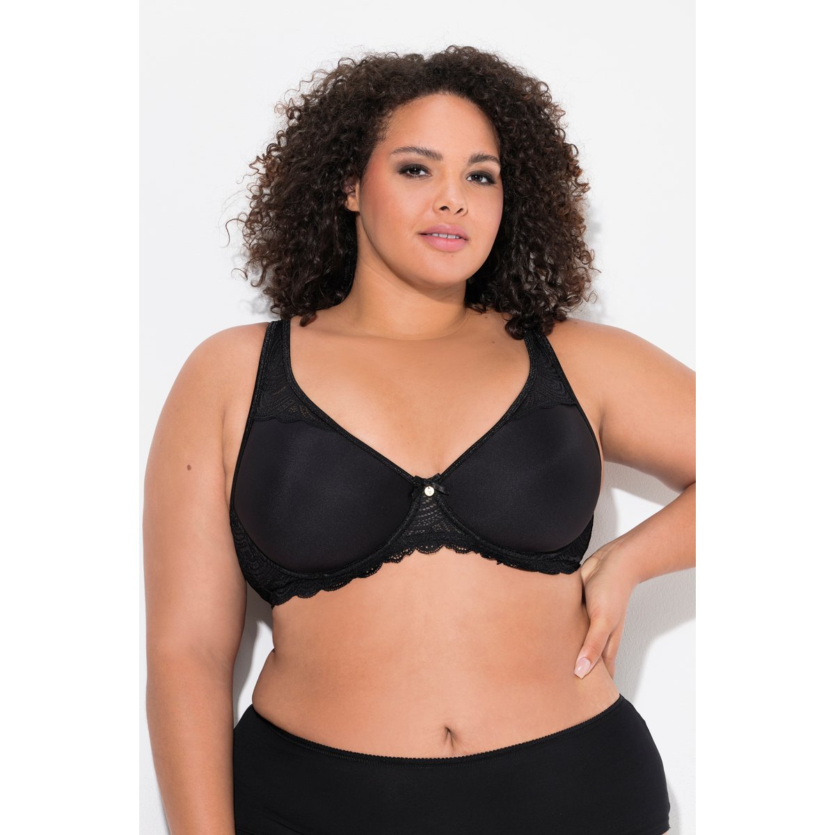 Soutien-gorge Spacer Zoe. Modèle à armatures noir, ULLA POPKEN
