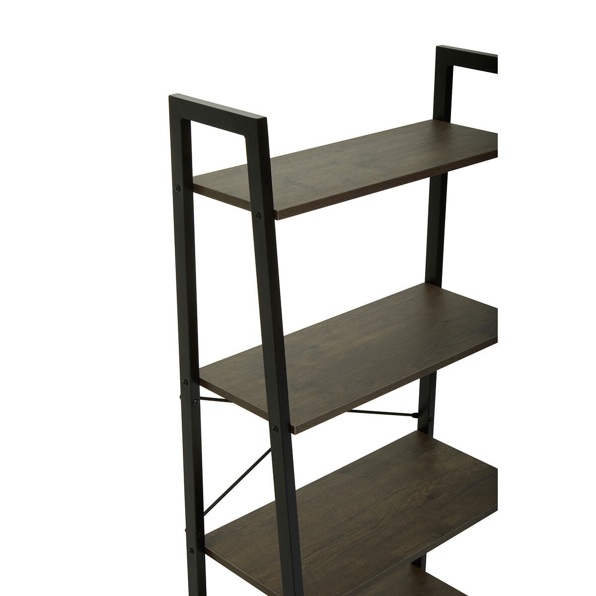 Harlan 4-Tier Ladder Shelf brown              , SO'HOME