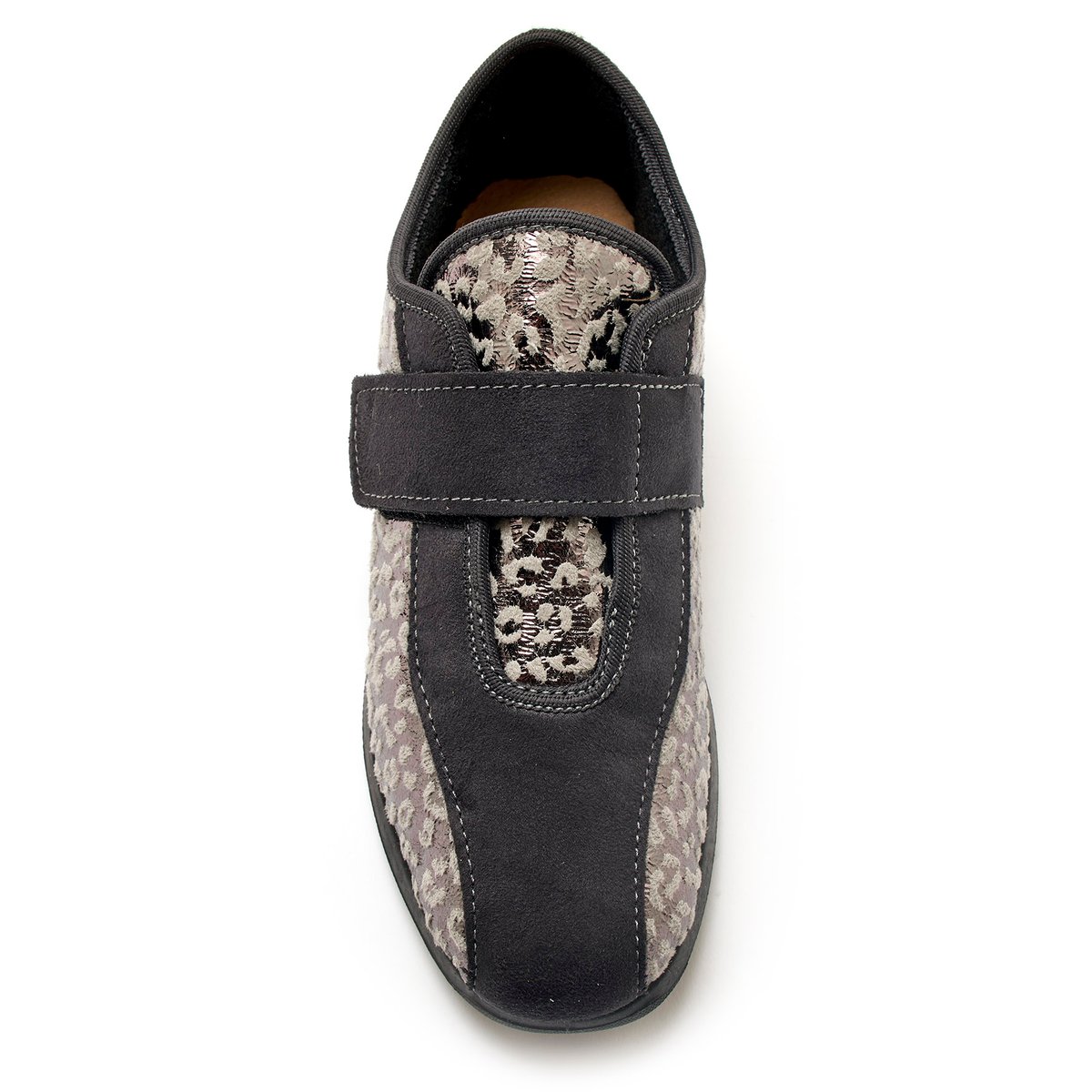 Derbies scratch pour hallux valgus gris, PEDICONFORT