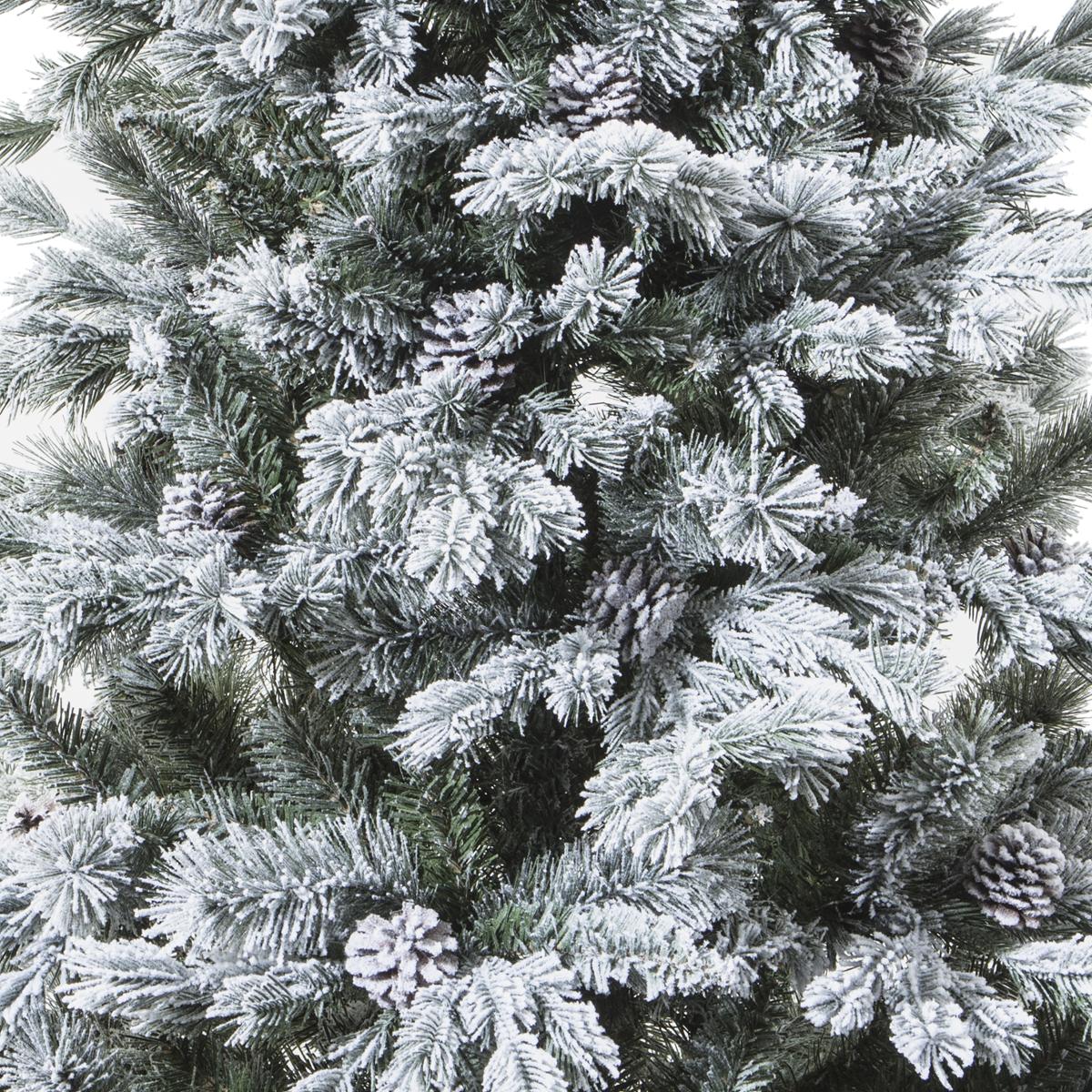 Sapin de Noël artificiel H180 cm YUKON blanc, FEERIC LIGHTS & CHRISTMAS
