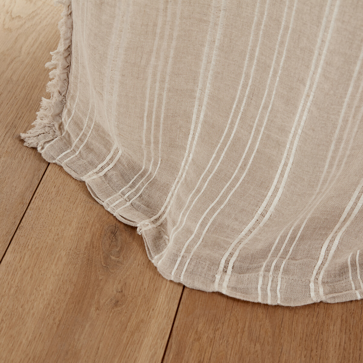 Voilage en lin et viscose, Plumaka naturel, AM.PM