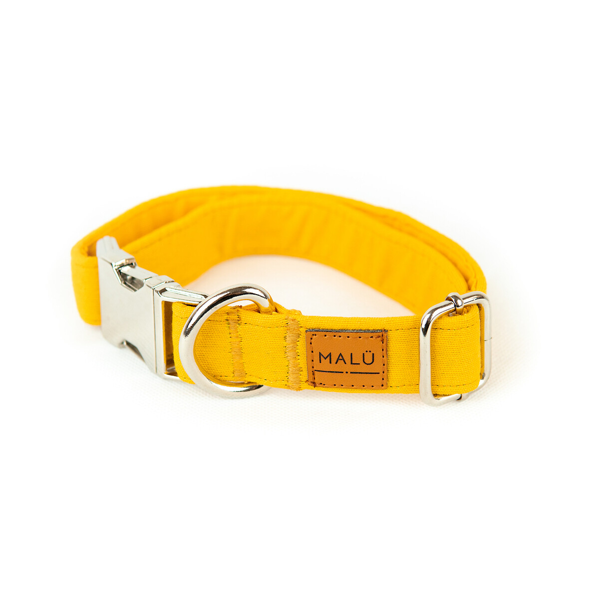 Coleira para cão Solare, Malü Pet Wear amarelo, MALU PET WEAR