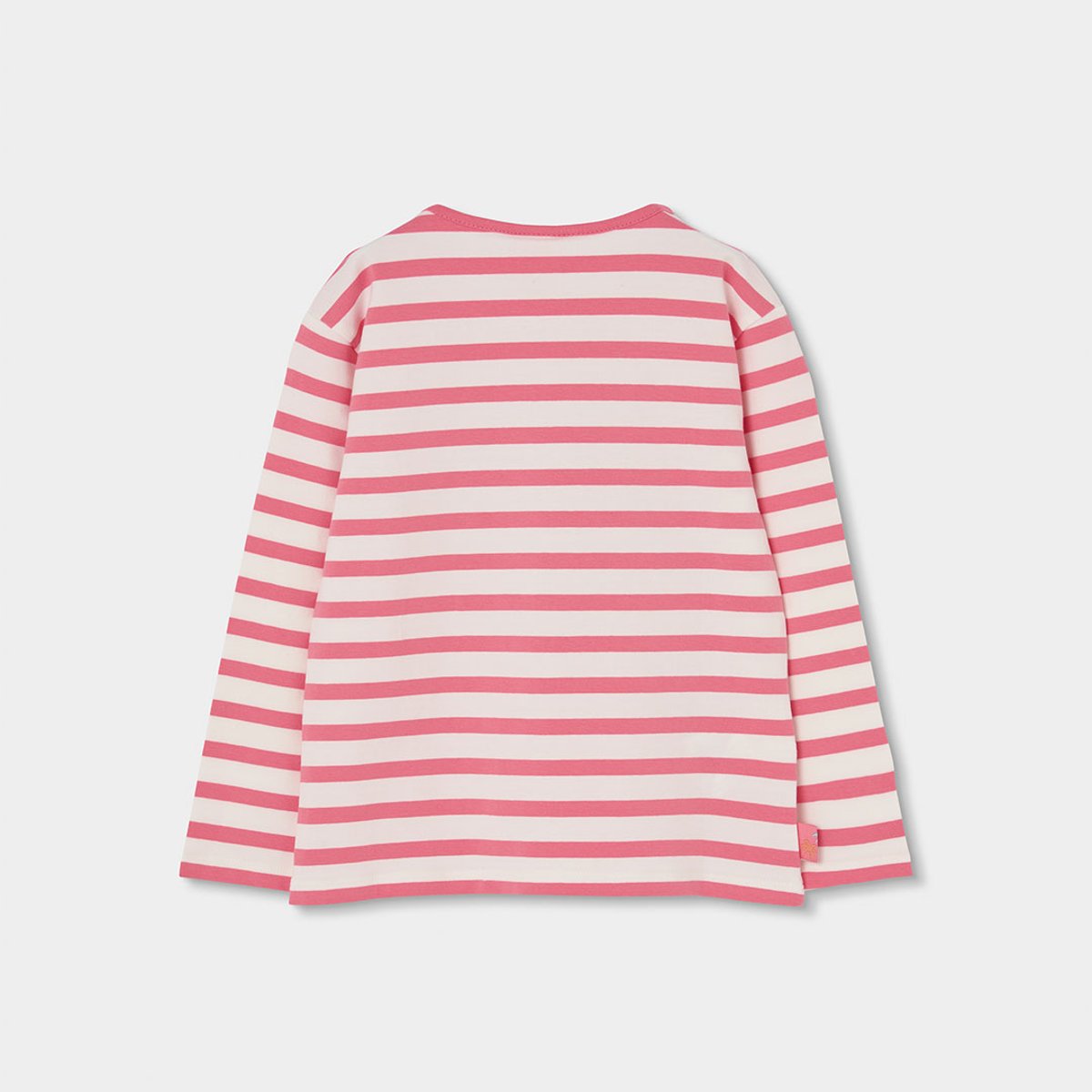 T-shirt en coton à rayures pour fille multicolore, BOBOLI