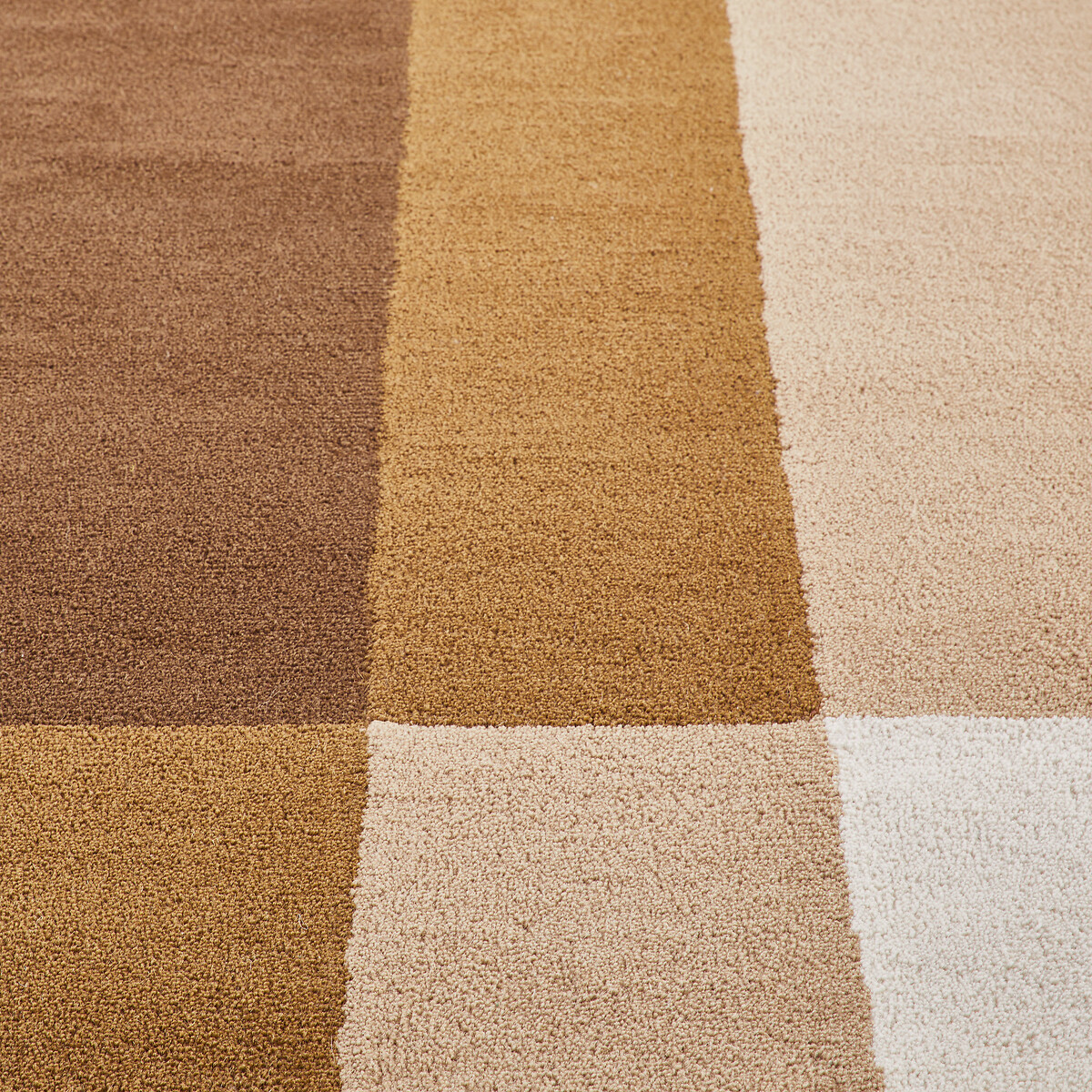 Kimto Wool Rug with Unstructured Print brown, LA REDOUTE INTERIEURS