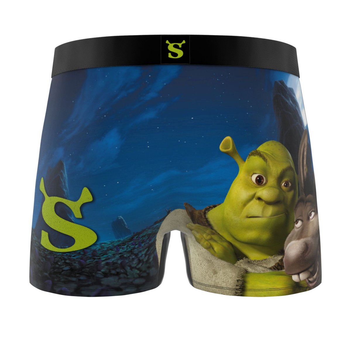Lot De 3 Boxers Shrek vert/bleu/noir, FREEGUN