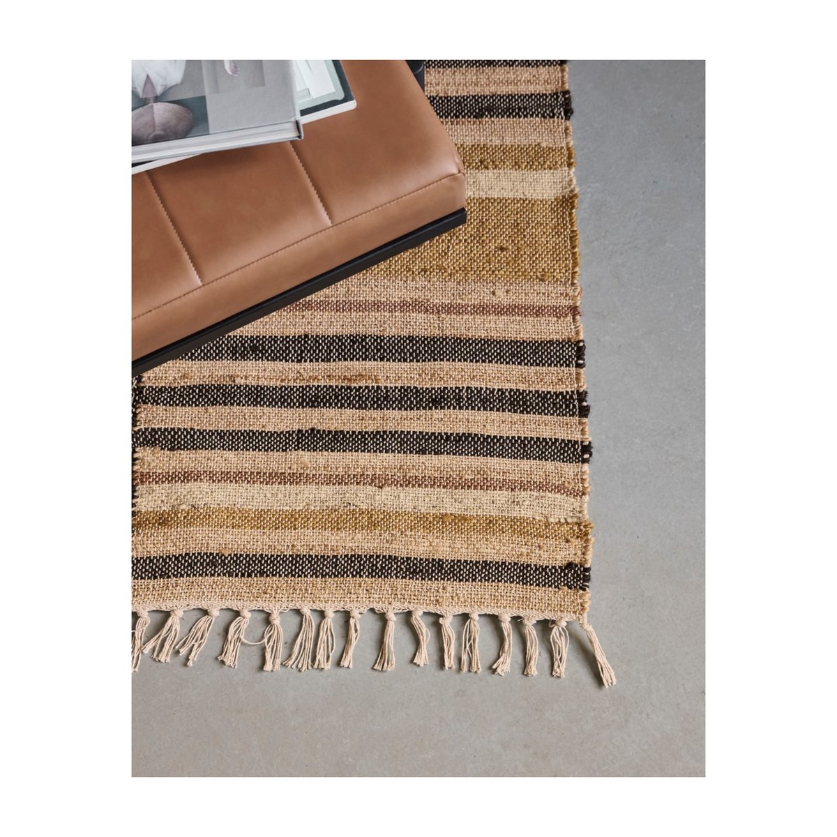 Tapis Listra 90 x 60 cm multicolore, HOUSE DOCTOR
