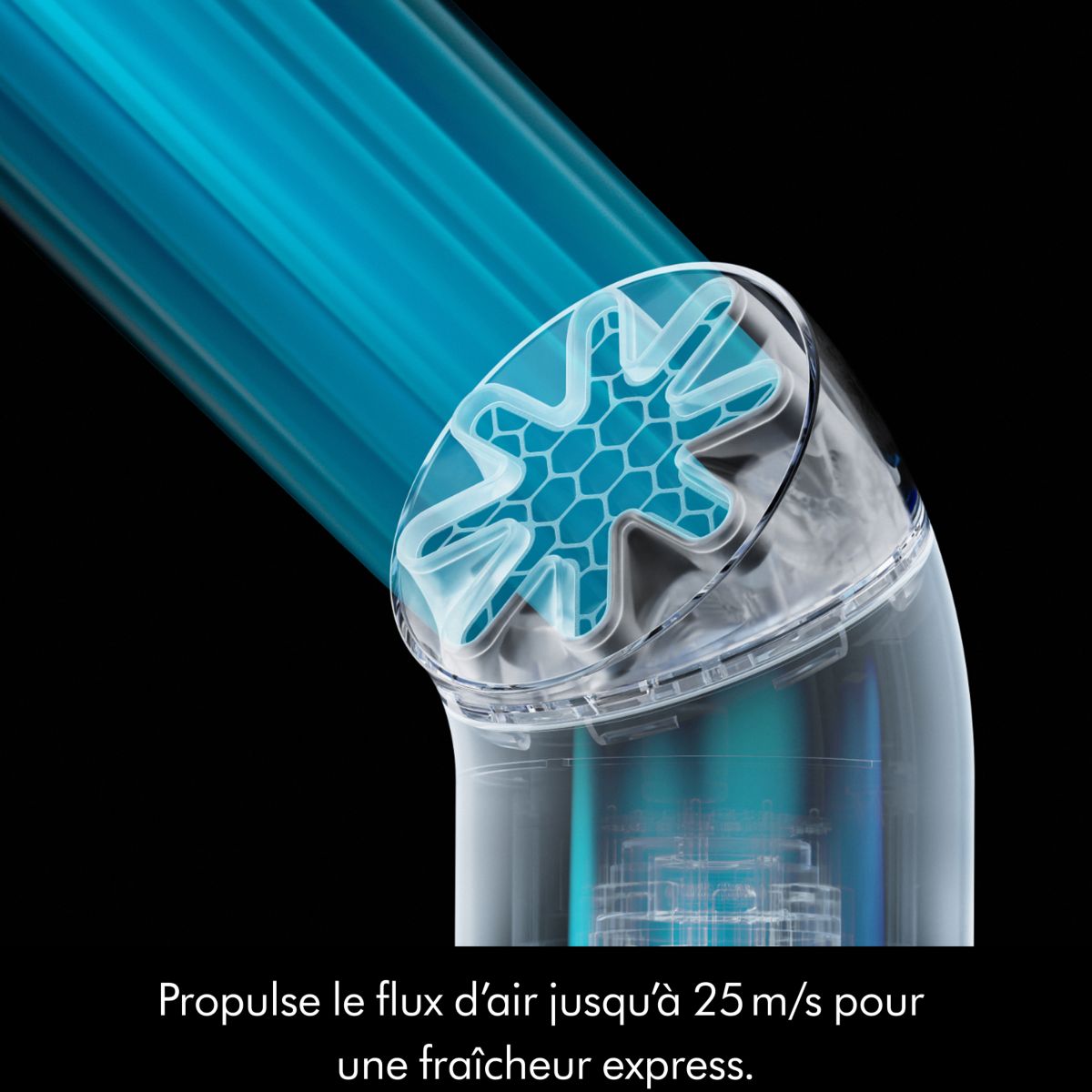 Ventilateur portable HushJet Mini Cool Bleu Cobalt couleur unique, DYSON