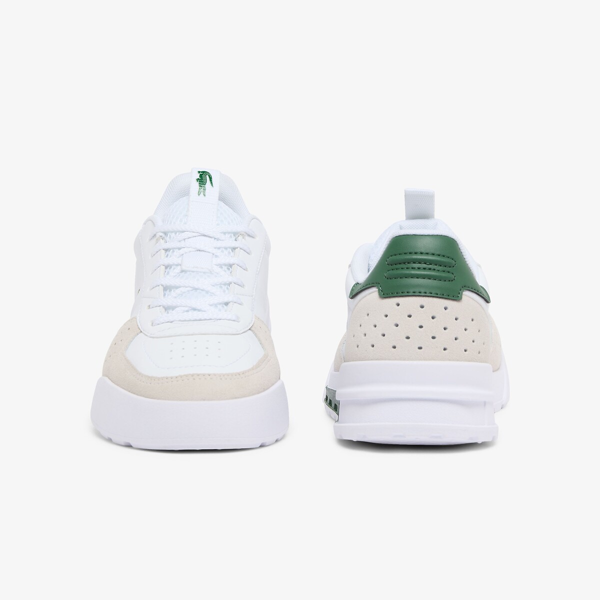 Niedrige Sneakers SLAM BREAK weiss/beige/grün, LACOSTE