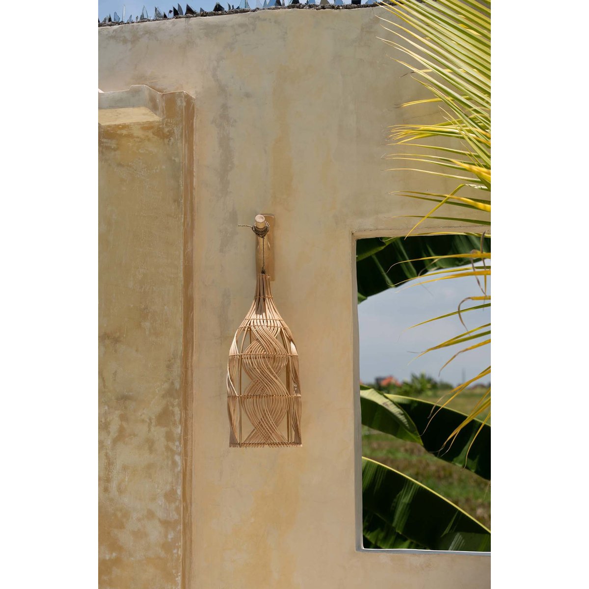 Patère en bois de teck HOOK beige, BAZAR BIZAR