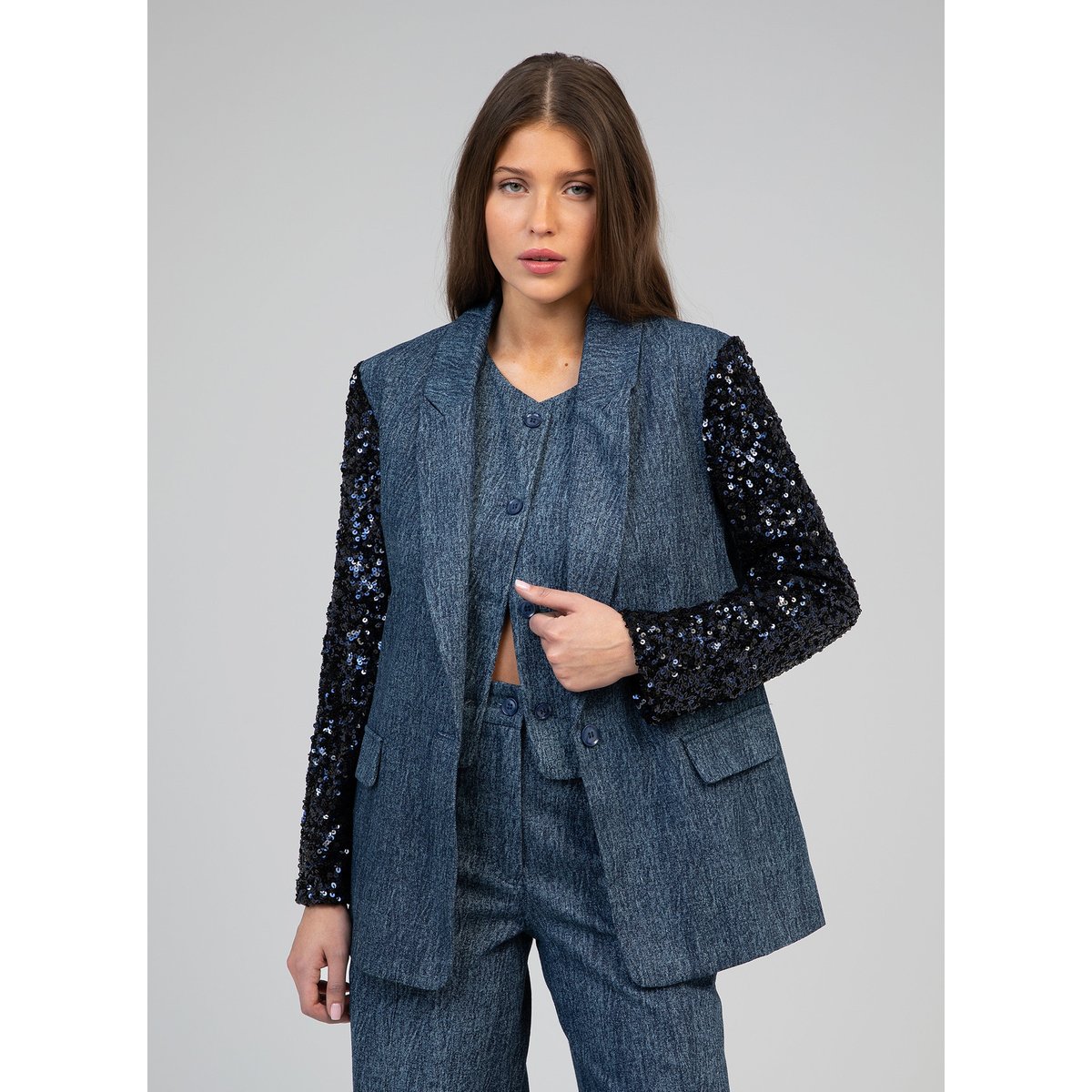Veste HOWELA jean, AN'GE