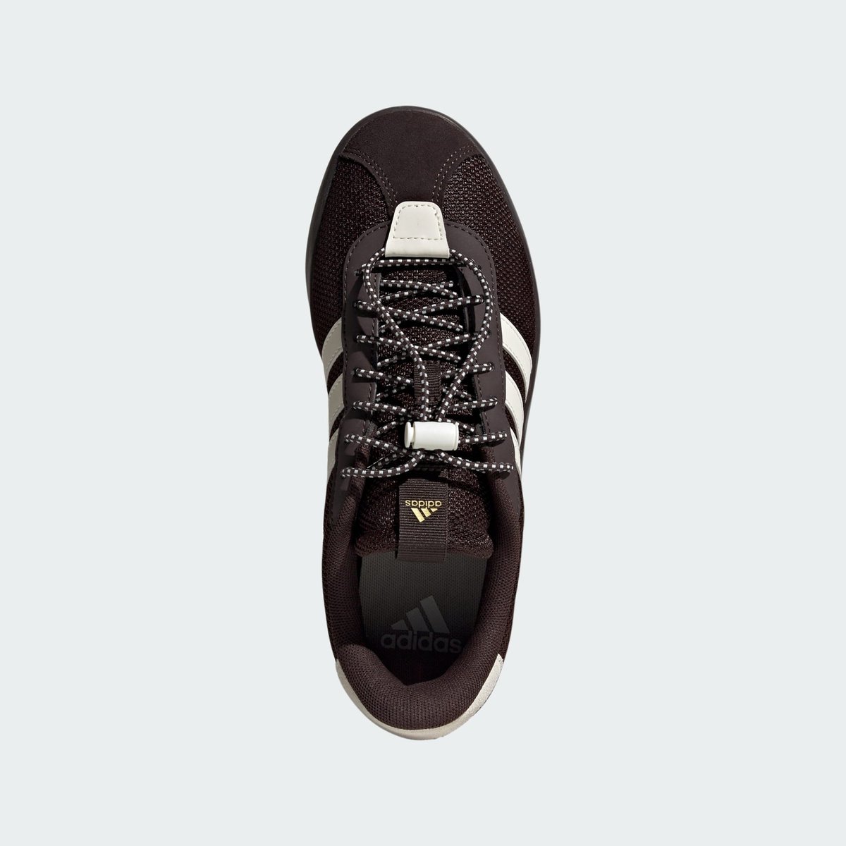 Chaussure Vl Court 3.0 Chaussure Vl Court 3.0 aurora coffee / off white / gold metallic, ADIDAS SPORTSWEAR