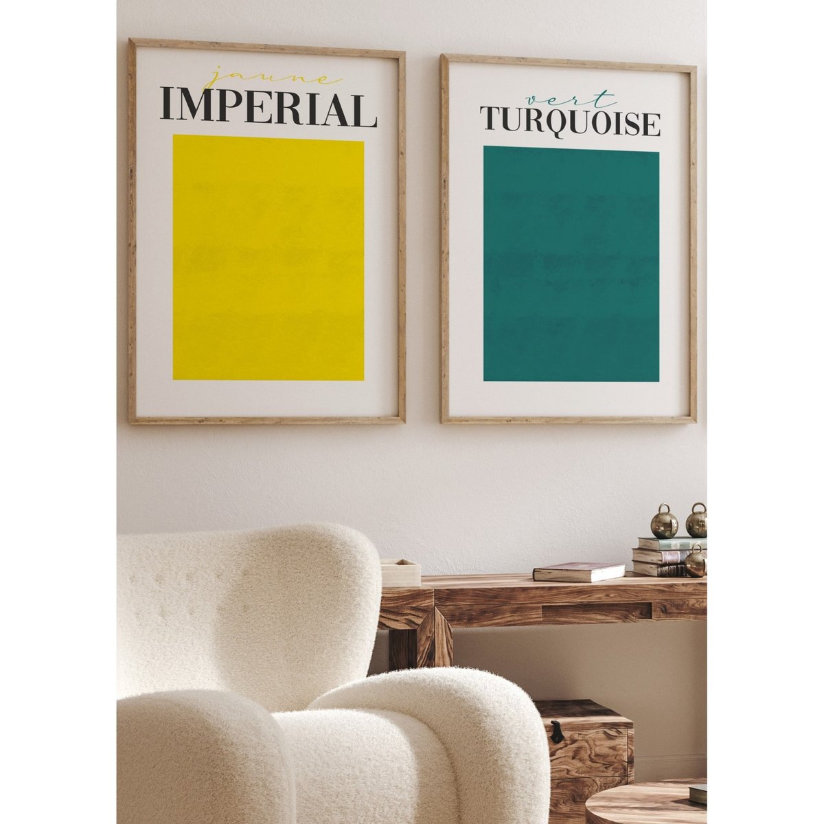 Affiche Jaune Impérial blanc, L'AFFICHERIE