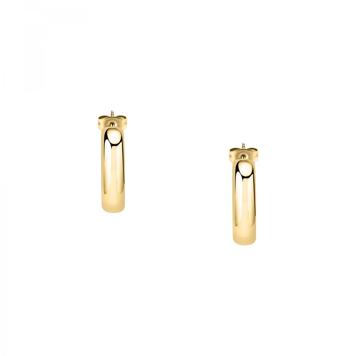 Boucles d'oreilles en acier CREOLE or jaune, MORELLATO