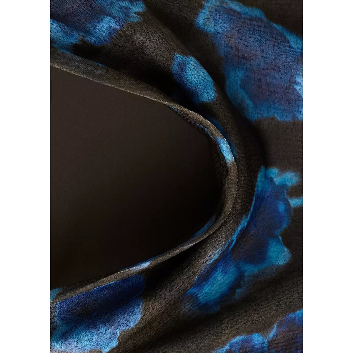 Top imprimé floral marron, MANGO