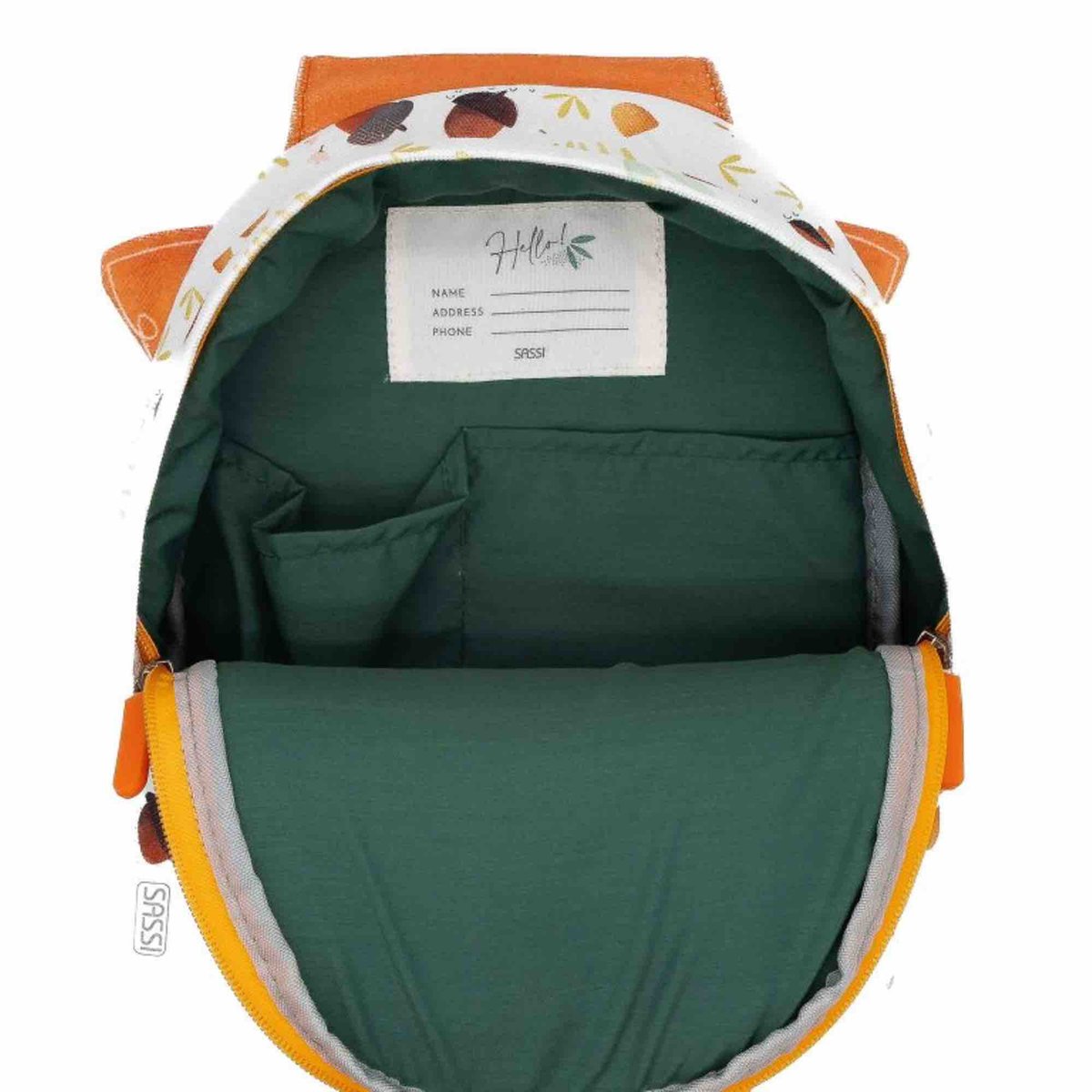 Mini sac à dos pour enfant orange, SASSI