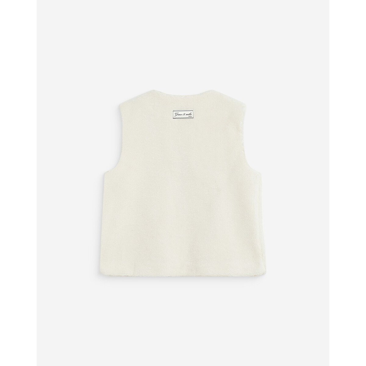 Veste sans manches, AVERY ecru, GRACE & MILA